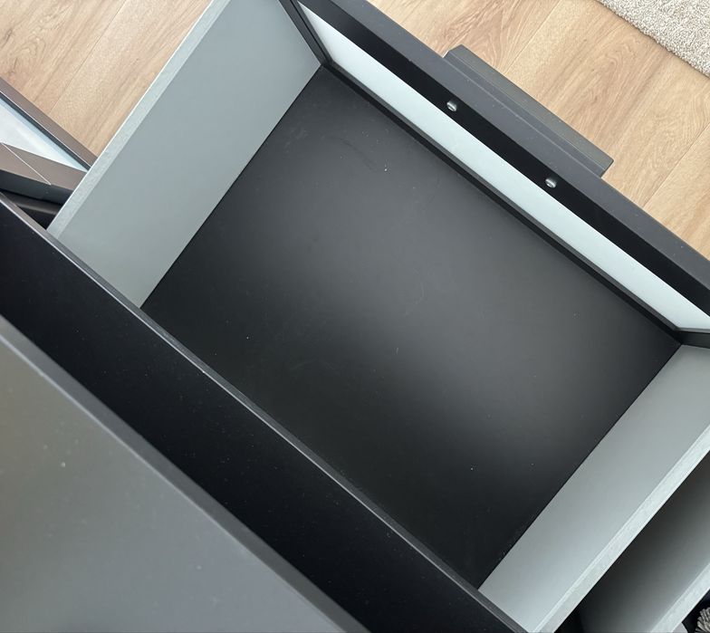 Móvel TV IKEA BRIMNES preto - 3 gavetas