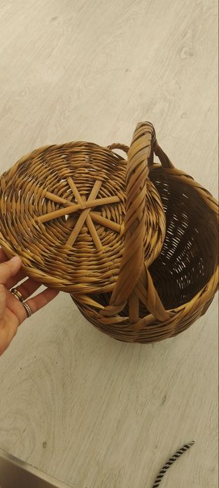 Cesta de Vime média