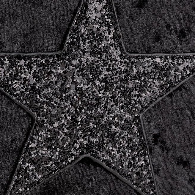 Torebka welurowa z gwiazdą