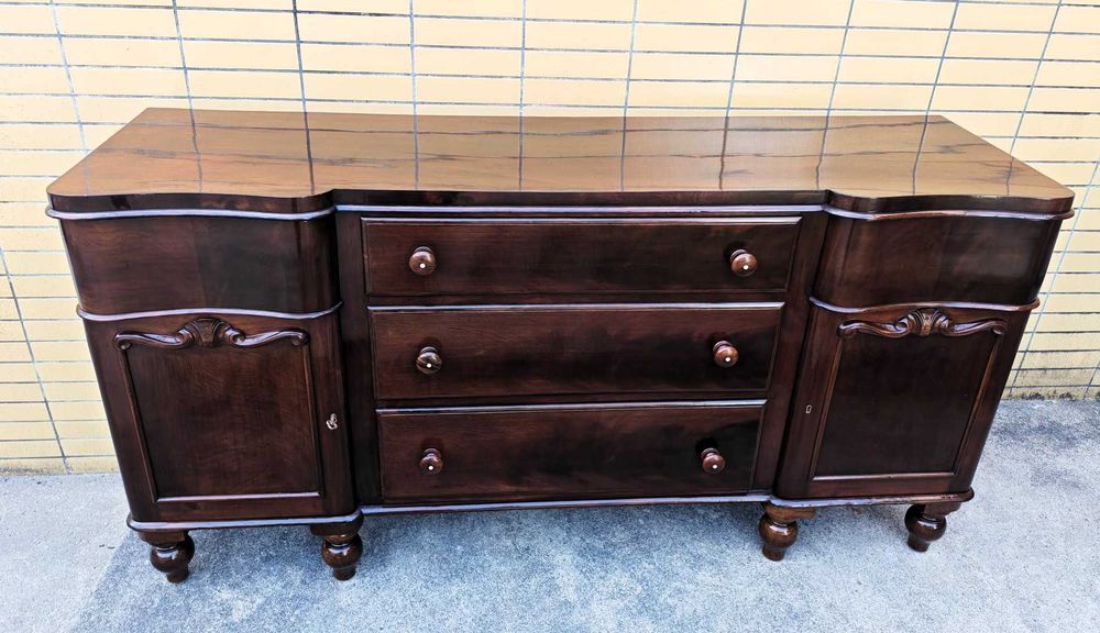 Aparador Sideboard Raiz Mogno Séc XIX