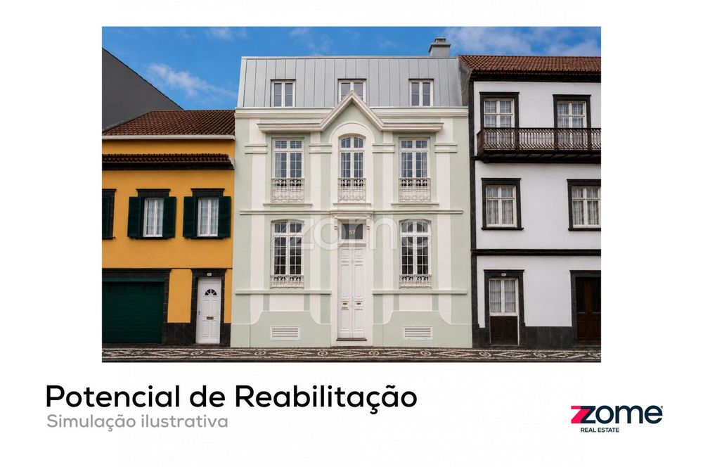 Prédio para Reabilitação no Centro Histórico de Ponta Delgada