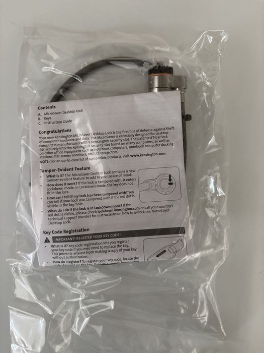 Cadeado PC - Kensington