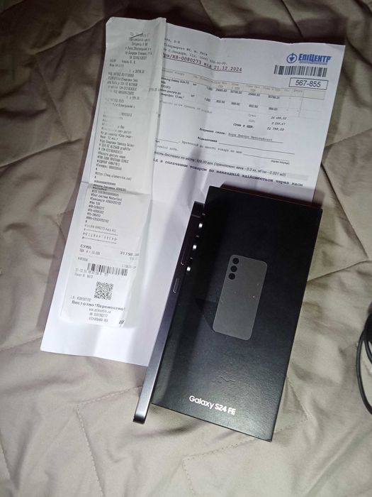 продається смартфон Samsung galaxyS24 FE 8гб-256 гб - 20 000 ₴ Київ