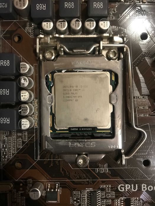 Комплект материнська плата Asus P7H55-V + Core-i3 550 і ОЗУ DDR3 8Gb.