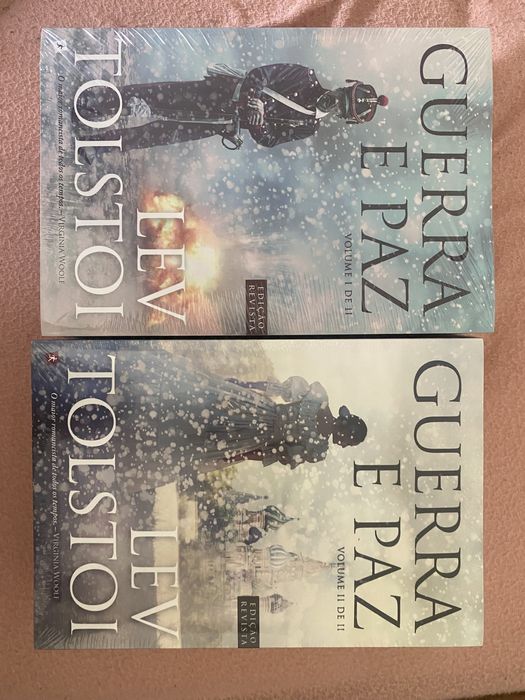 Guerra e Paz - Volume I e II de Lev Tolstoi Novo