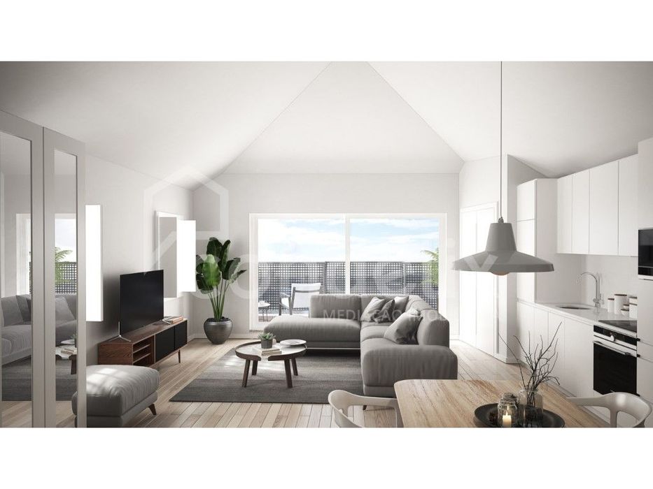 Apartamento triplex T3, com 216 m2 (ABP) com elevador privativo, va...