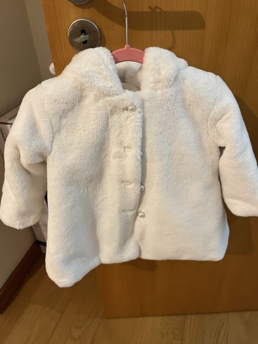 Casaco de pelo menina 12 Meses