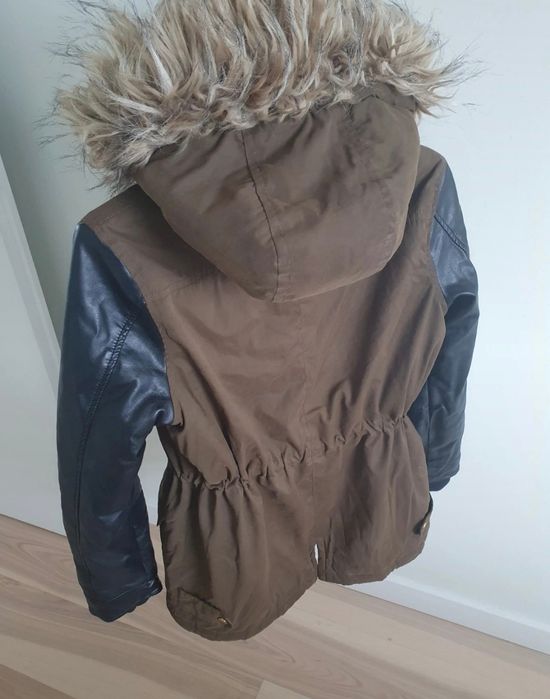Zimowa kurtka parka ocieplana M  bez wad