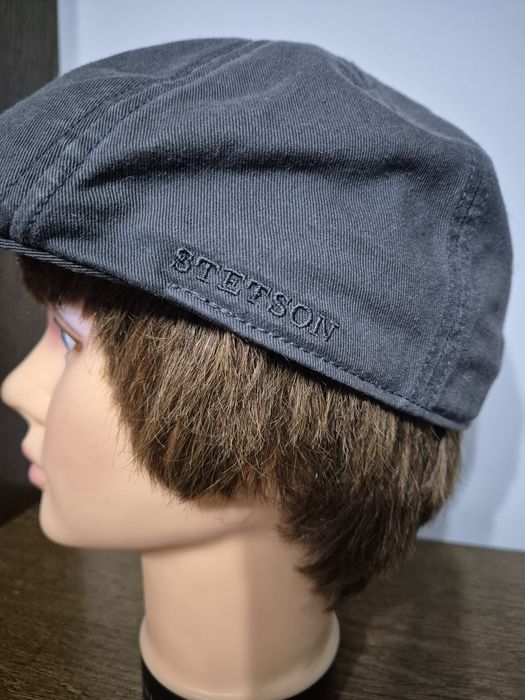 STETSON roz. 59 L bawełniany kaszkiet premium