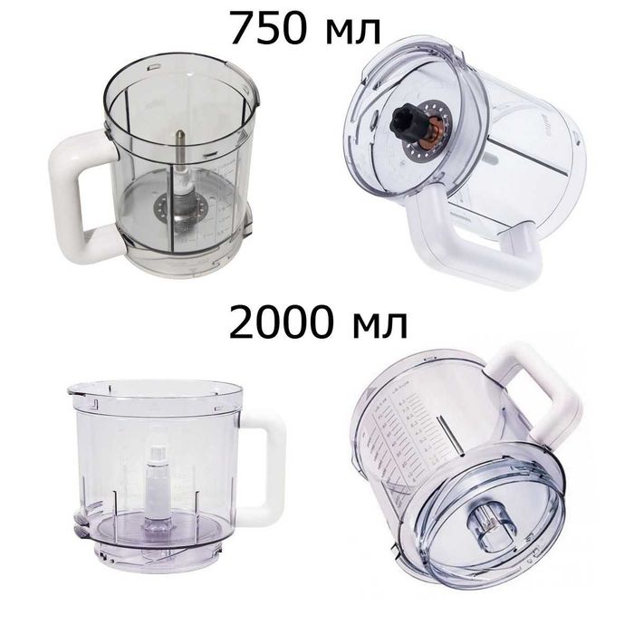 Чаша для кухонного комбайна Braun K700 та основна Kenwood AT640/647