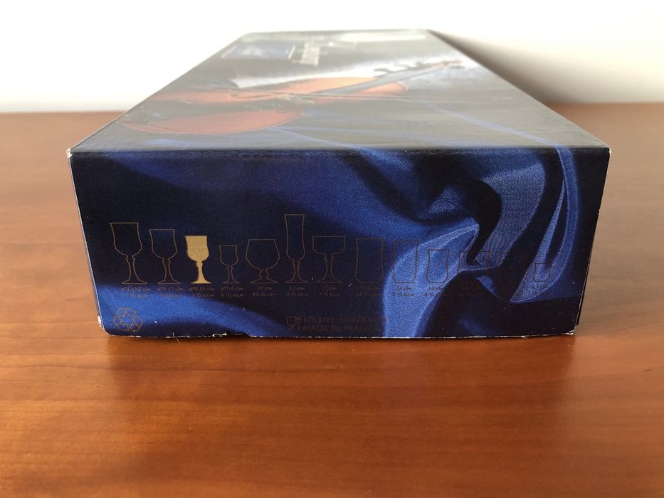 Serviço completo de copos de Cristal Longchamp da Cristal d’Arques