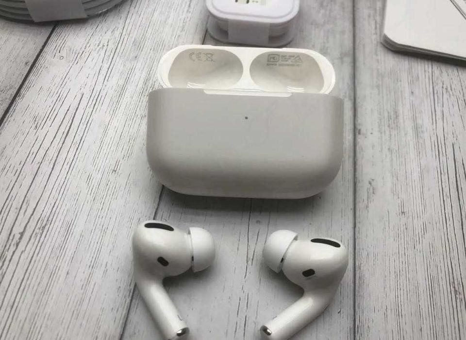 Бездротові навушники аірподс pro з активним шумоподавленням!!