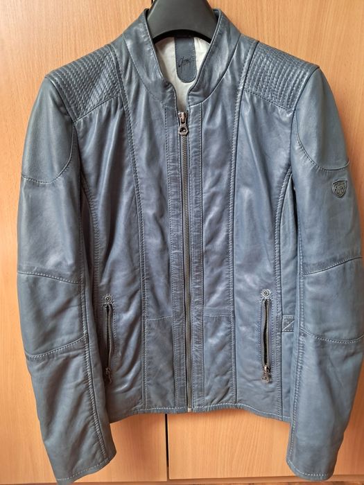 Kurtka skórzana grafitowa r.36"Gipsy"