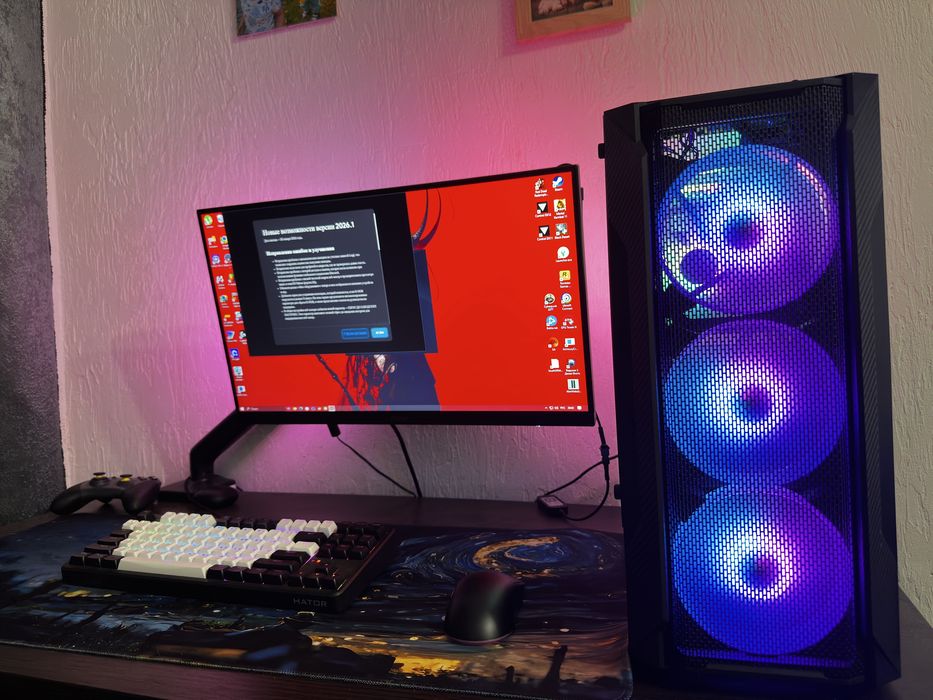 Игровой ПК / Gaming PC / RGB / Тянет все игры / Готовый комплект