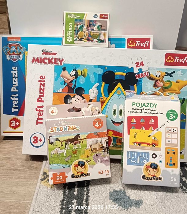 Puzzle dla dzieci 3+