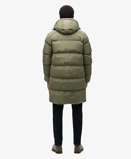 Зимова чоловіча куртка Superdry Sports Puffer Mid Jacket  Olive