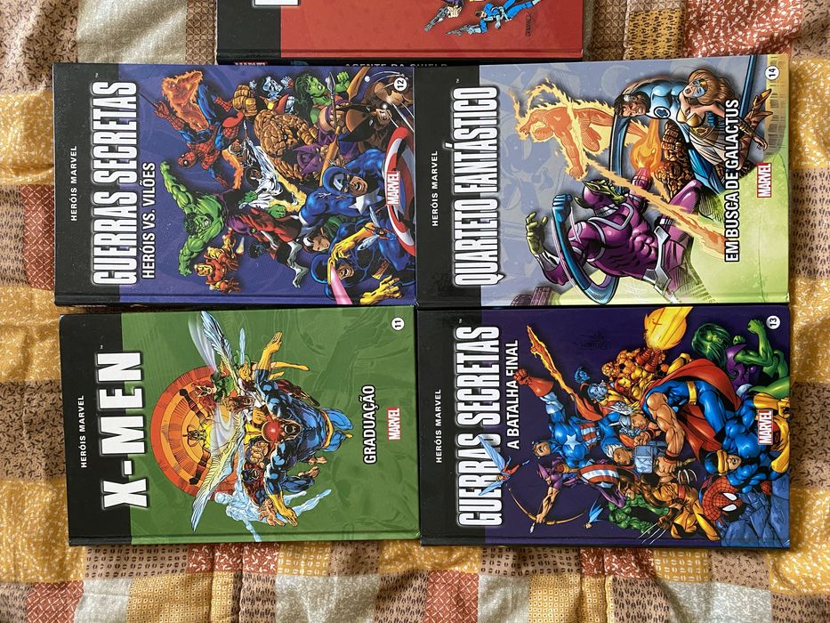 Banda Desenhada Coleção Livros Heróis Marvel