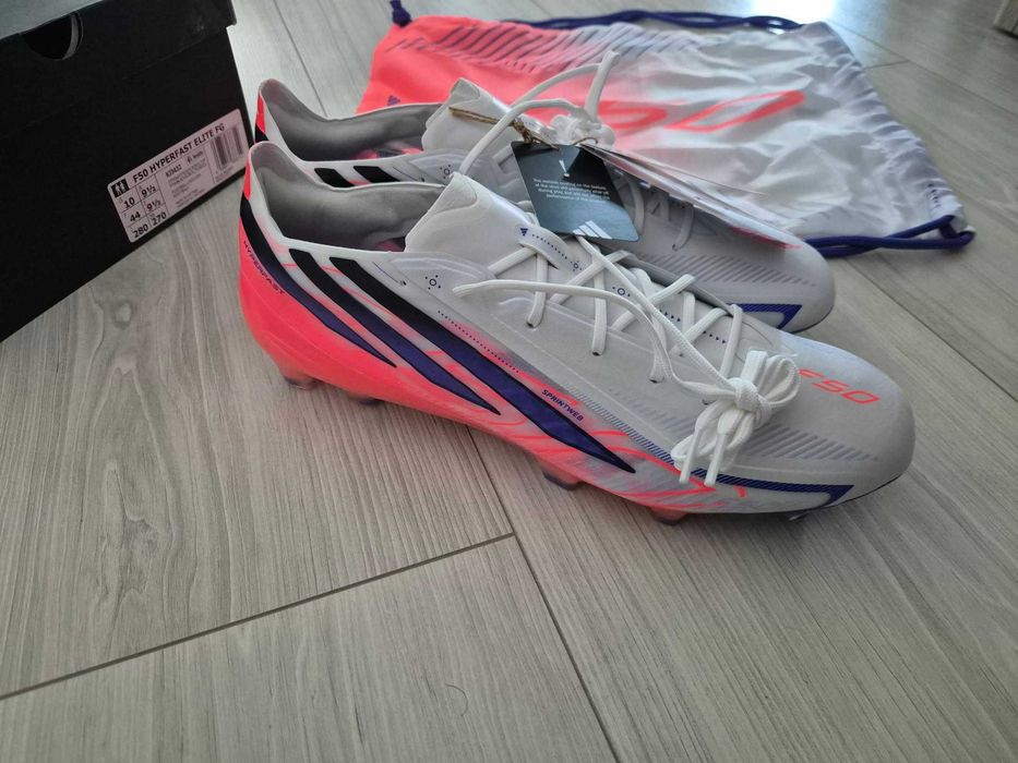 Profesjonalne buty piłkarskie korki adidas F50 Hyperfast Elite FG KJ3432 rozmiar 44