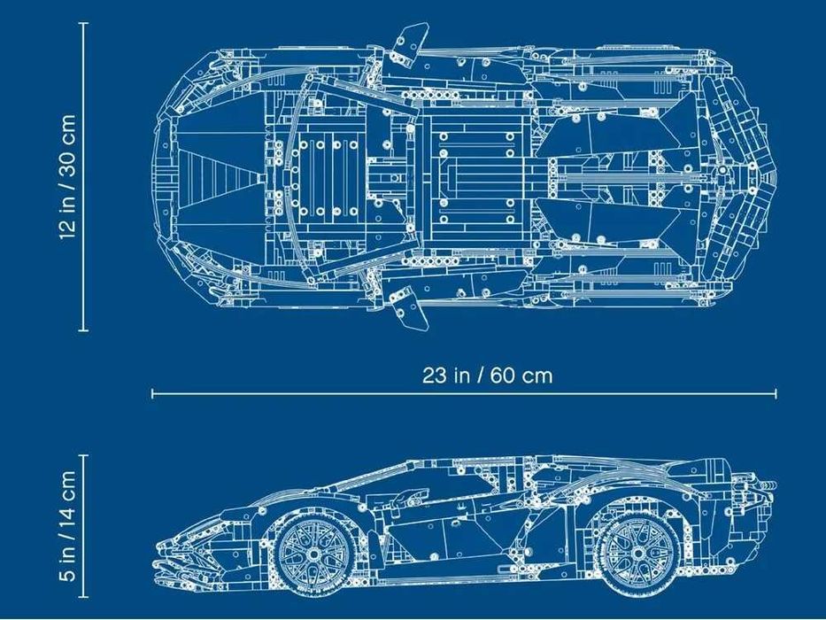 Конструктор Technic Lamborghini Sian FKP 37 (42115) 3696 дет, сумісний з Lego