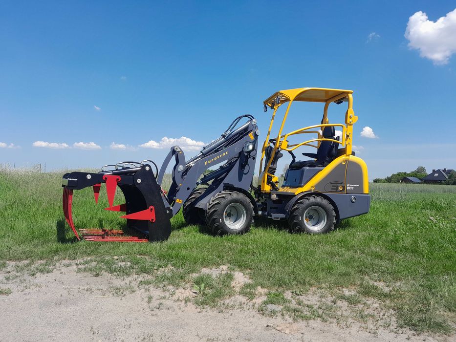 Ładowarka przegubowa EUROTRAC W11 [Silnik Kubota 26KM] Szerokość 110cm