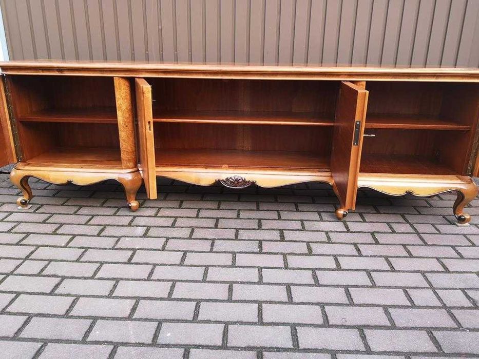 Komoda-Bufet 220 Brzoza RTV Niska Stara Antyk Po Renowacji.