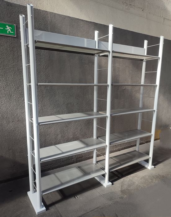 Prateleiras de loja com pé rectangular