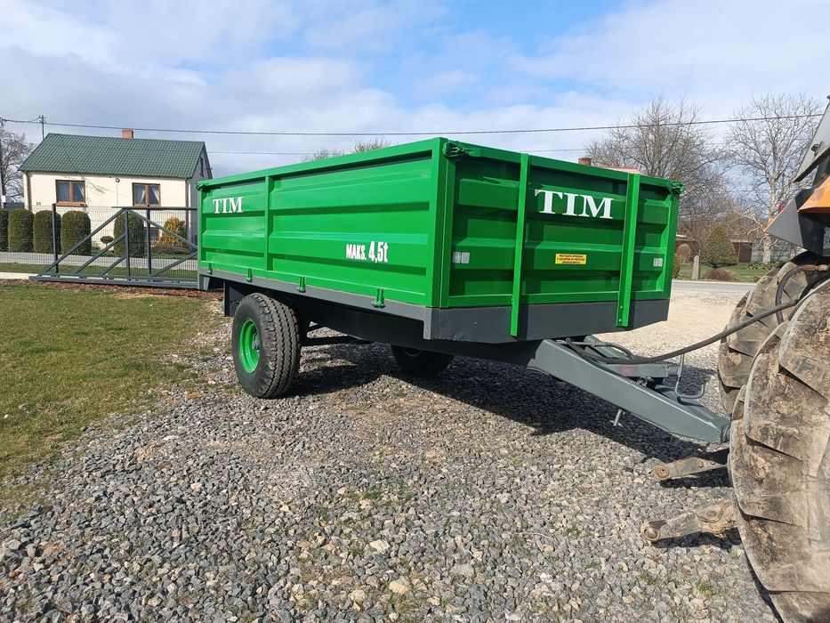 Przyczepa wywrotka jednoosiowa kiper