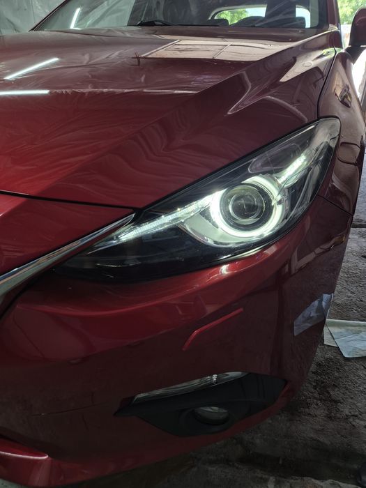 Piękna czerwona Mazda 3 sport line 2.0 benzyna
