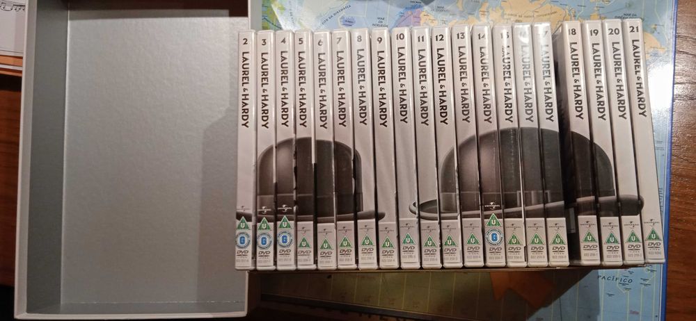 Coleção de DVD's Laurel & Hardy
