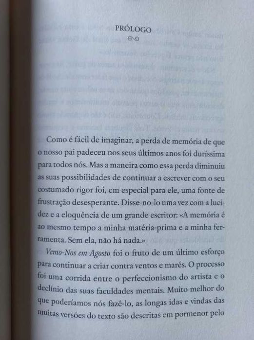 Vemo-nos em Agosto - Gabriel García Márquez