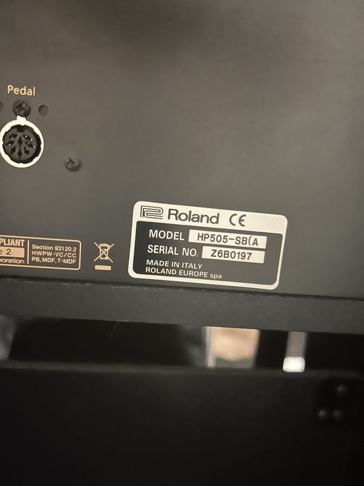 Piano digital Roland HP-505