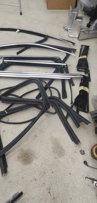 Cayenne 958 элементы дверей, хром, уплотнители