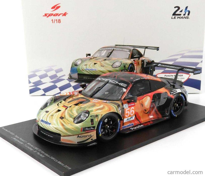 Porsche GT3 RSR Le Mans + 1/18 + Spark + Vários + Portes Grátis