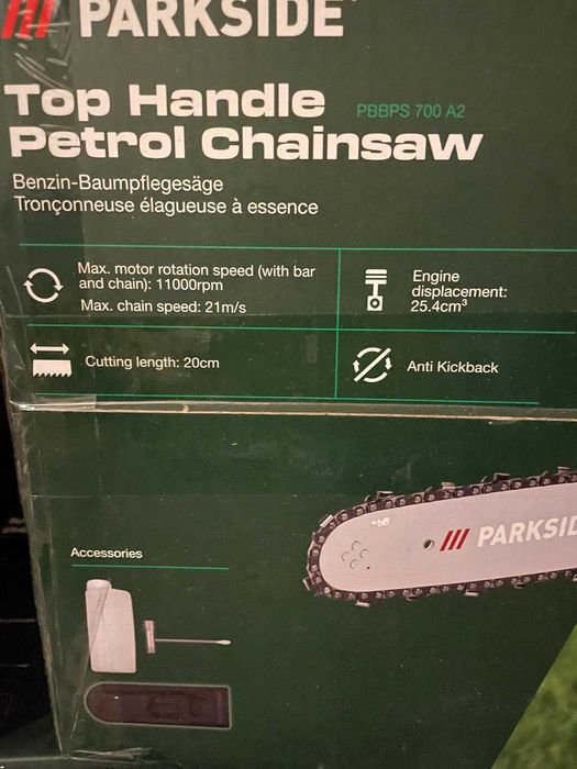 Motosserra gasolina Parkside para Poda anti-vibração