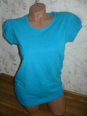 Футболка бирюзовая женская МL