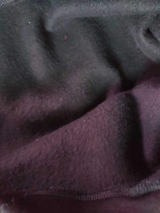 Długa czarna bluza/ sukienka Dresowa