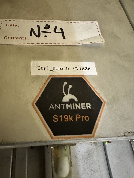 2 Antminer s19k pro 120T