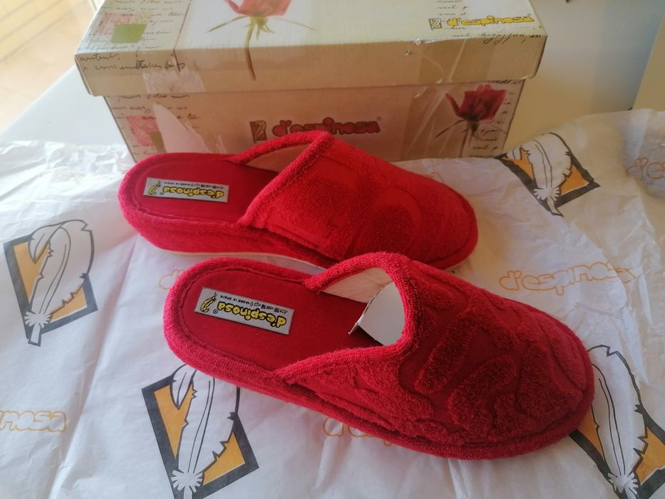 Chinelos Senhora Vermelho D'espinosa