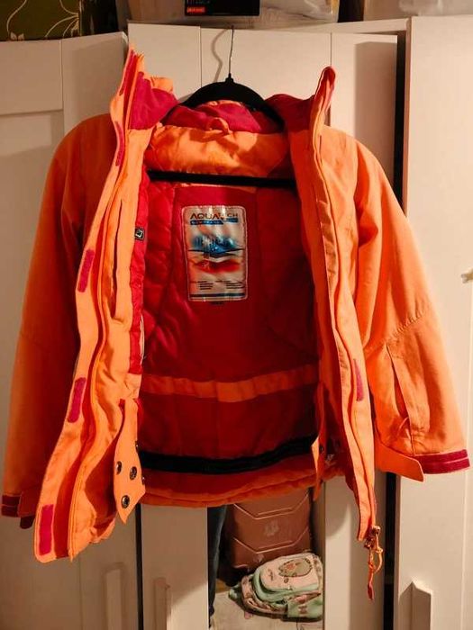 Kurtka narciarska dla dziecka 4F roz 128 komplet z bielizną Brubeck