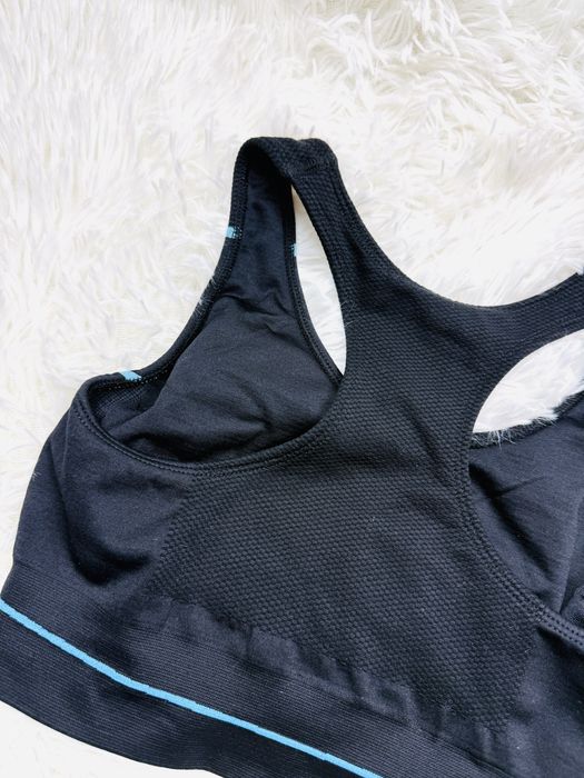 Biustonosz sportowy miękki S 36 czarny