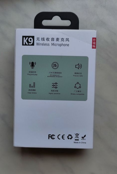 K9 Wireless Microphone for iPhone