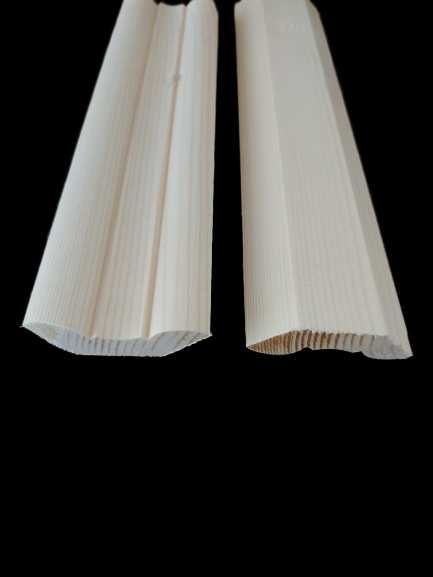 Listwa drewniana 50mm x 50mm sufit podłoga ćwierćwałek kątowa świerk