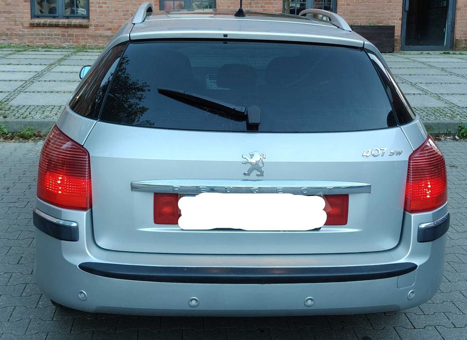 Peugeot 407SW, 2.2 HDI, 170KM, 2007r., Biturbo, skrzynia 6 biegowa, panoramiczny dach.