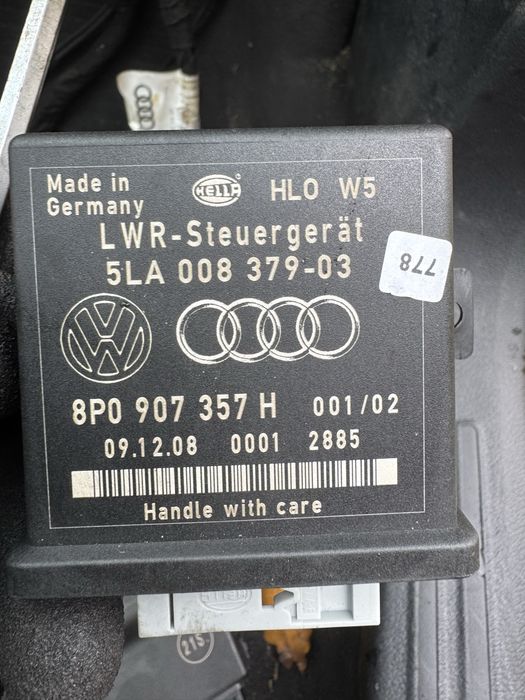 Czesci Audi A3 8P lift Ly9b LZ9Y 1.6 mpi