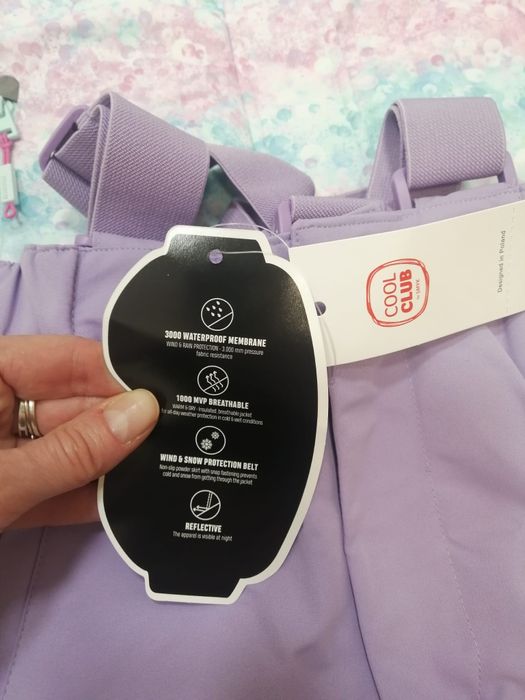 Komplet narciarski, kombinezon zimowy, cool club, smyk,128