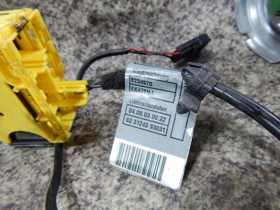 bmw e63 e64 poduszki airbag pasy sensor