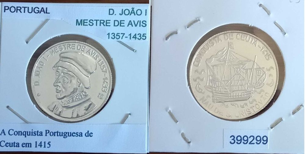 D. João I - Mestre de Avis - - - Medalha em Prata