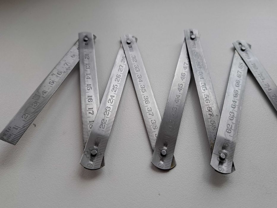 Складной советский метр