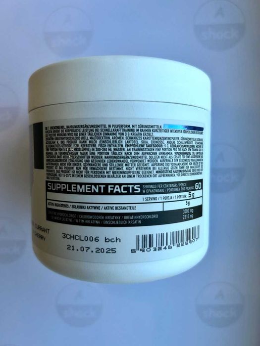 Креатин гидрохлорид OstroVit Creatine HCL (300 грамм.)