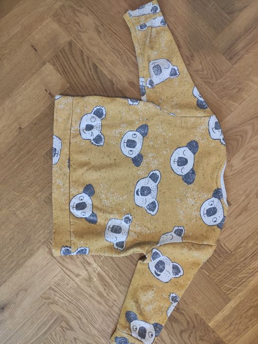 Bluza Zara, miś koala, żółta, stan bdb, r. 92